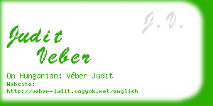 judit veber business card